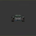 ORACLE Teal And Gray Race Car With Aerodynamic Body And Racing Livery Number 20